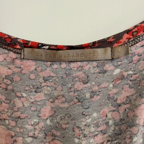 Patterned Wrap Dress - Picture 2 of 3